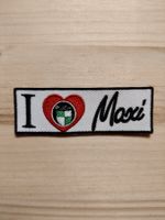 Aufnäher Badge Patch Mofa Töffli I Love PUCH MAXI