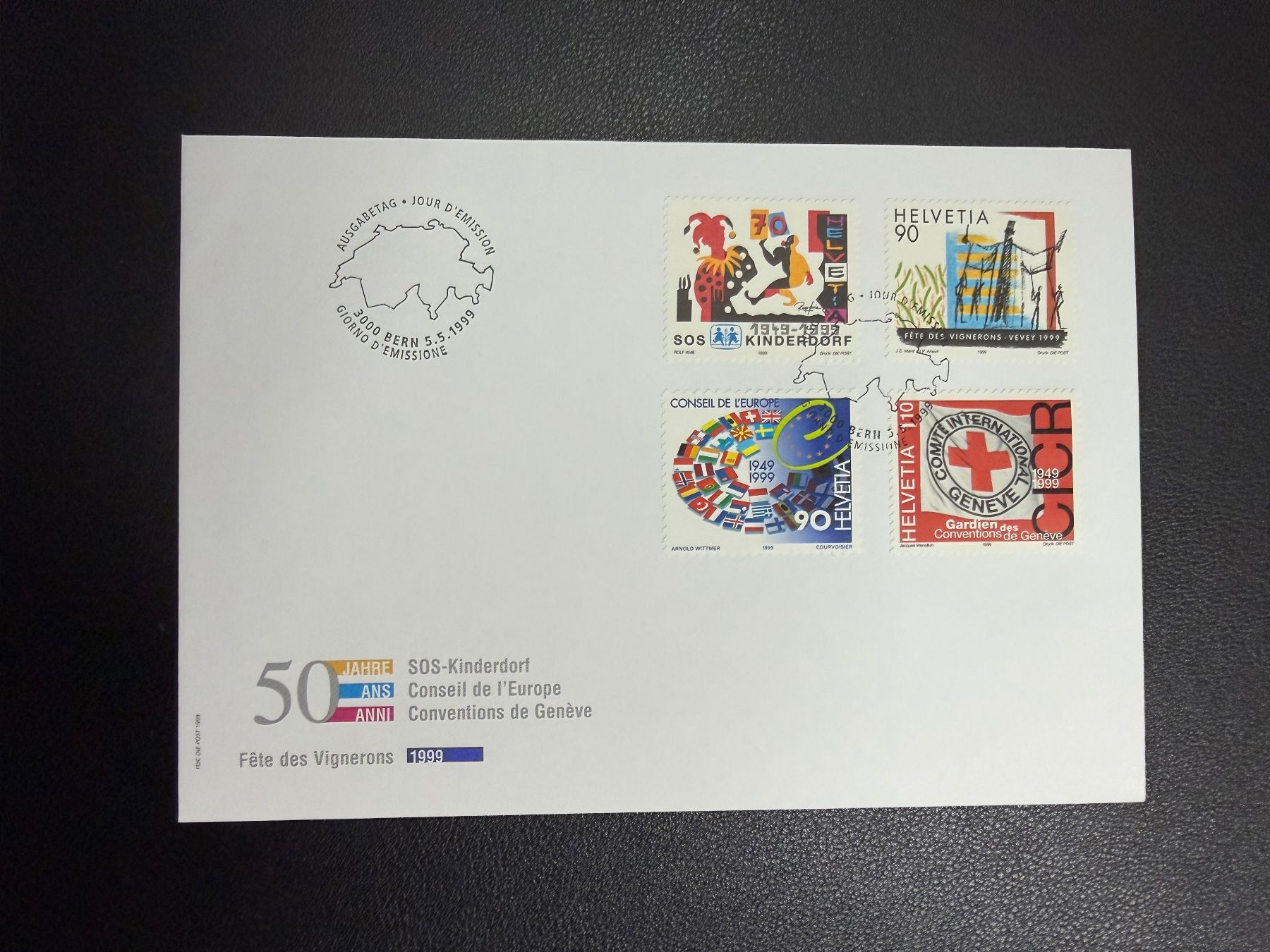 Alle Briefmarken: CH Sondermarken 1999 FDC – Gebraucht aus oberrüti von jeanmei
