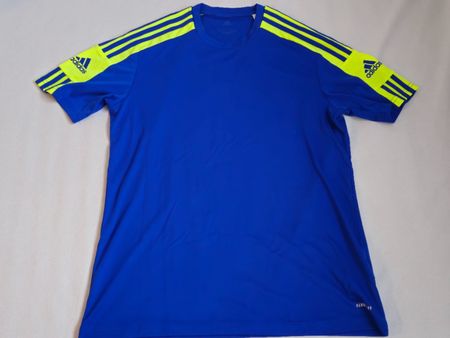 Adidas Shirt Blau/Neon, Gr. L
