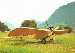 Flieger Flugzeug Rech  A 4 Foto Aufnahme in Stans  (Motiv)