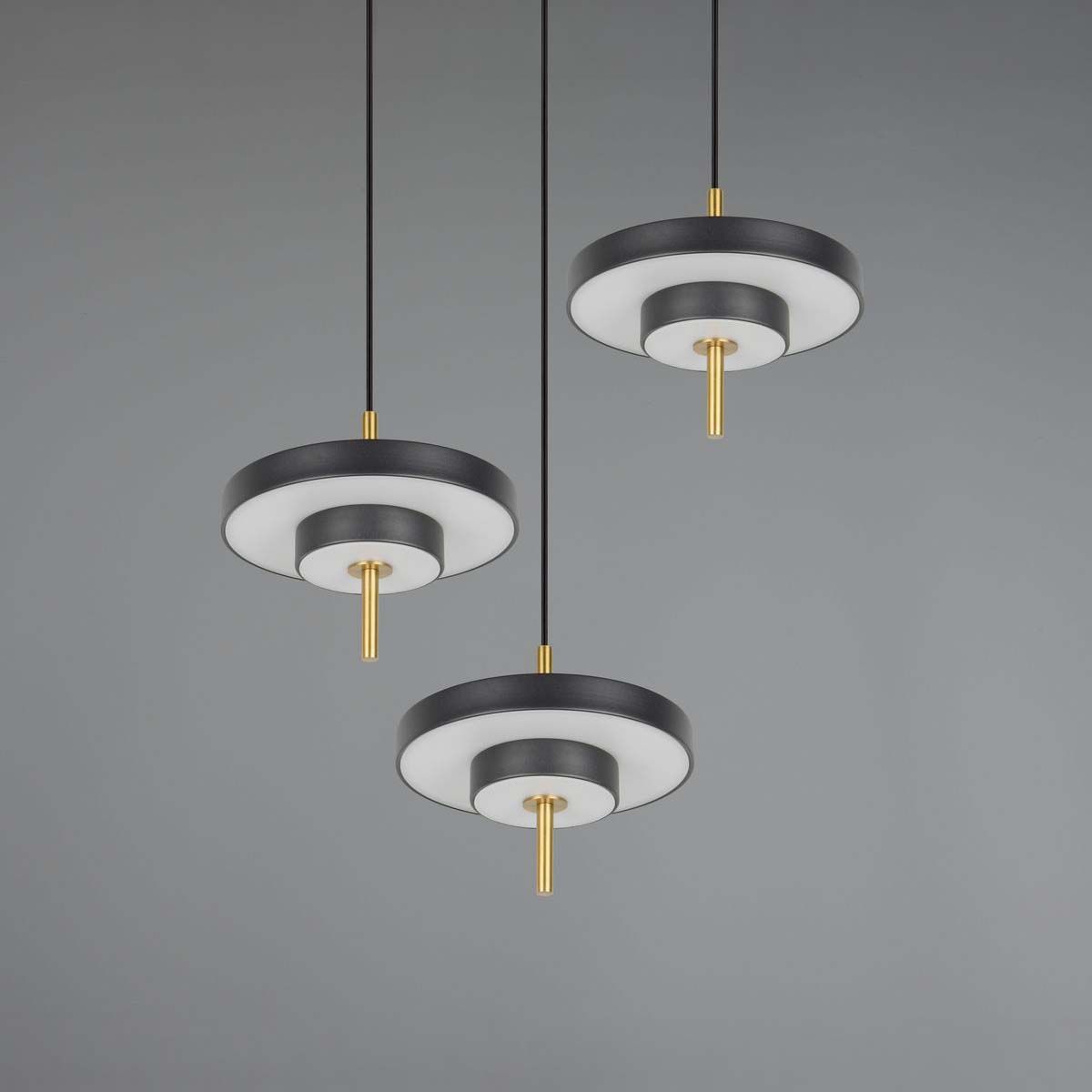 Lampadari & plafoniere: LED Pendelleuchte, Schwarz, CCT, 45 cm Ø – Nuovo (secondo la descrizione) da Kreuzlingen venduto da Smart-Light 6