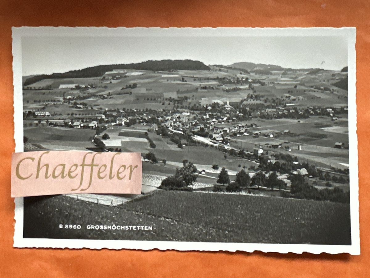 Ansichtskarten: 1936 B 8960 Grosshöchstetten Bern Schweiz  – Gebraucht aus Zürich von Chaeffeler