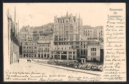 AK Lausanne, Maison Meroier, 1903