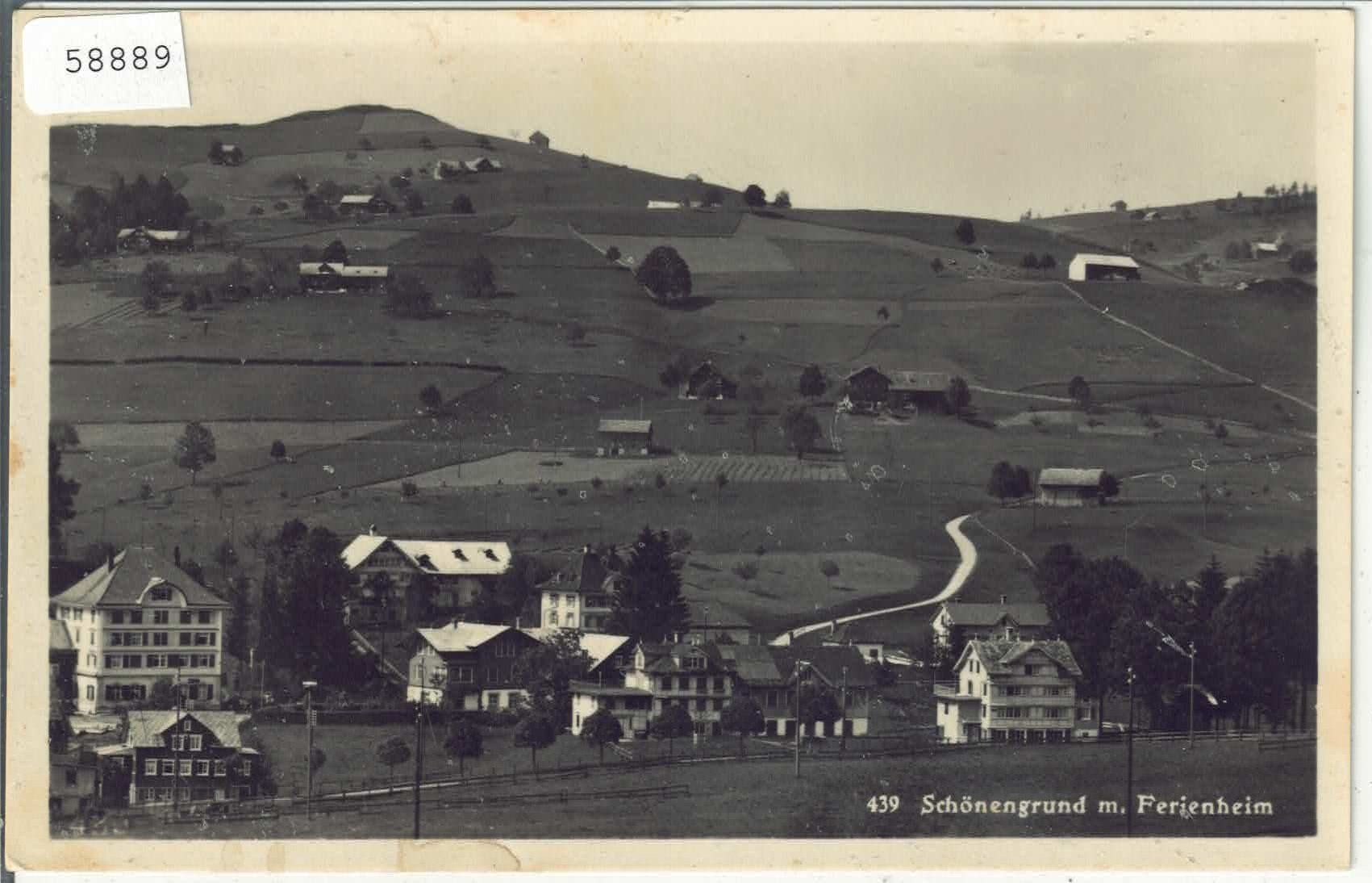 Cartes postales: Schönengrund mit Ferienheim – D'occasion à Ettingen par Kartenplanet