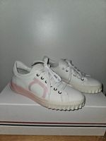 Salvatore Ferragamo Leder-Sneakers Gr. 37