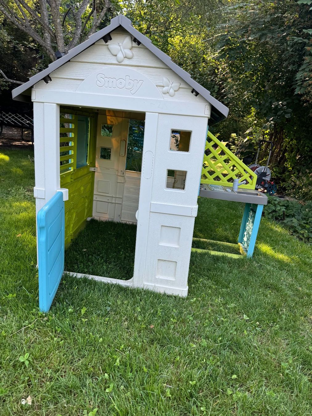 Smoby Casette per bambini: Smoby Garten Spiel Haus – Usato da Chur venduto da flamingo2013 2