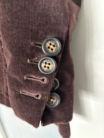 Sonia Rykiel Men's Brown Corduroy Jacket - Size L, Timeless