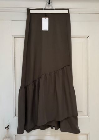 🤍 Wickeljupe/Jupe von „MANGO SUIT“, oliv, Gr. XS/34, neu 🤍