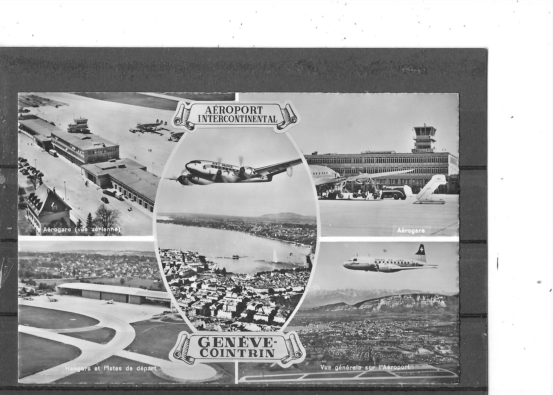 Cartoline postali: GE Flugplatz Genf-Coitrin – Usato da Schocherswil venduto da Wilare