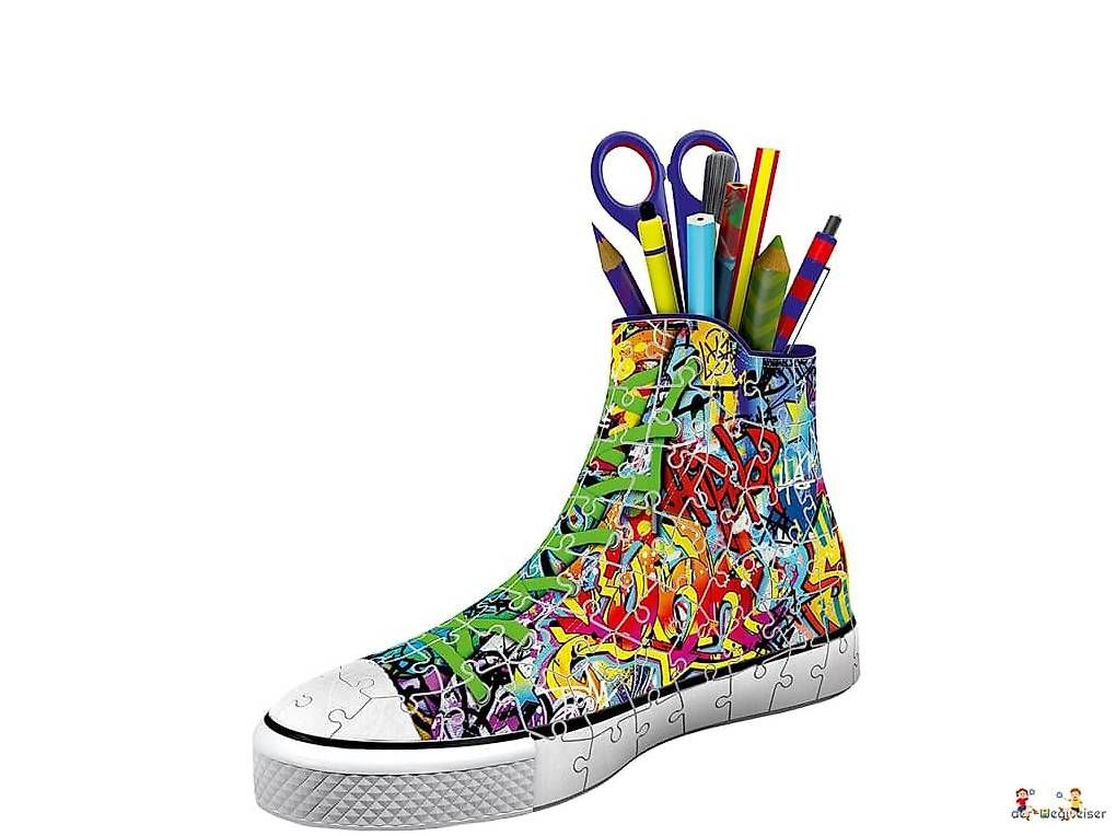 Ravensburger Puzzle: 3D Puzzle Sneaker Graffiti Style 12535 – Nuovo e nell'imballaggio originale da Birsfelden venduto da der-Wegweiser 1