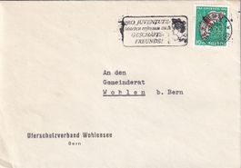 Pro Juventute 1953 (Maschinenstempel Bern BE)