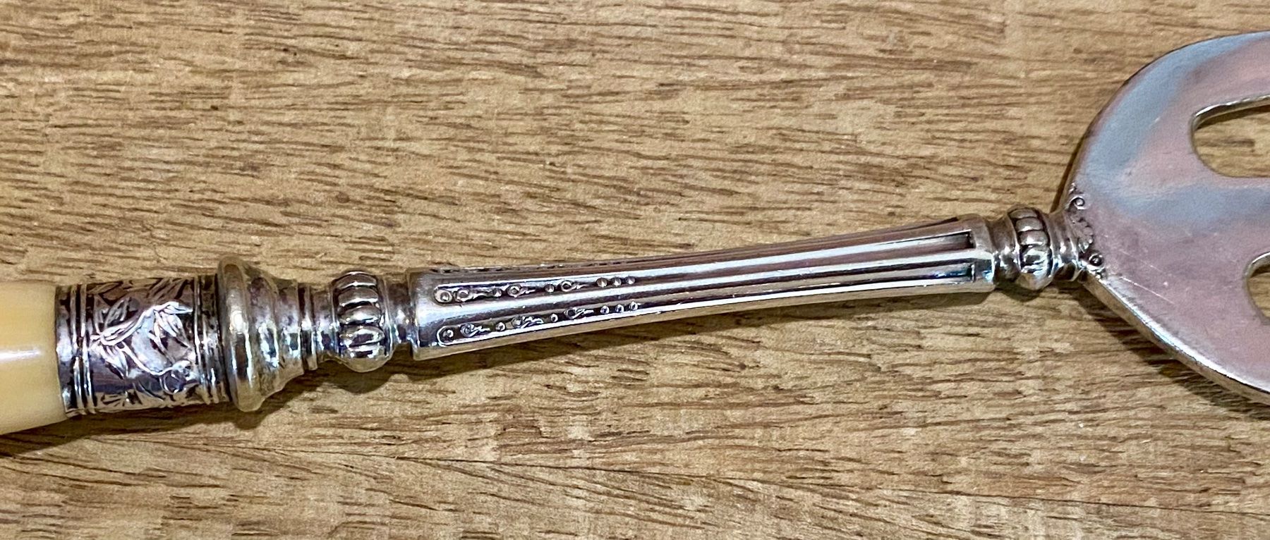 Forchette: Jugendstil Servier Gabel versilbert Sheffield England – Usato da Root venduto da ENGLAND-TREASURES 8