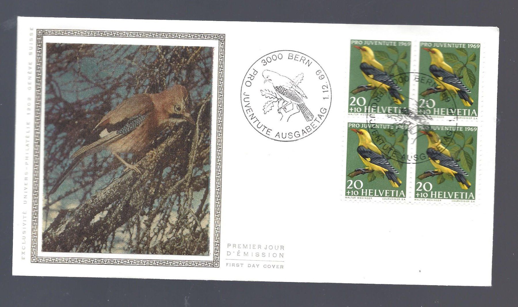 Alle Briefmarken: FDC PJ 4er-Block 1969 – Neu (gemäss Beschreibung) aus Les Valettes von Nuba1