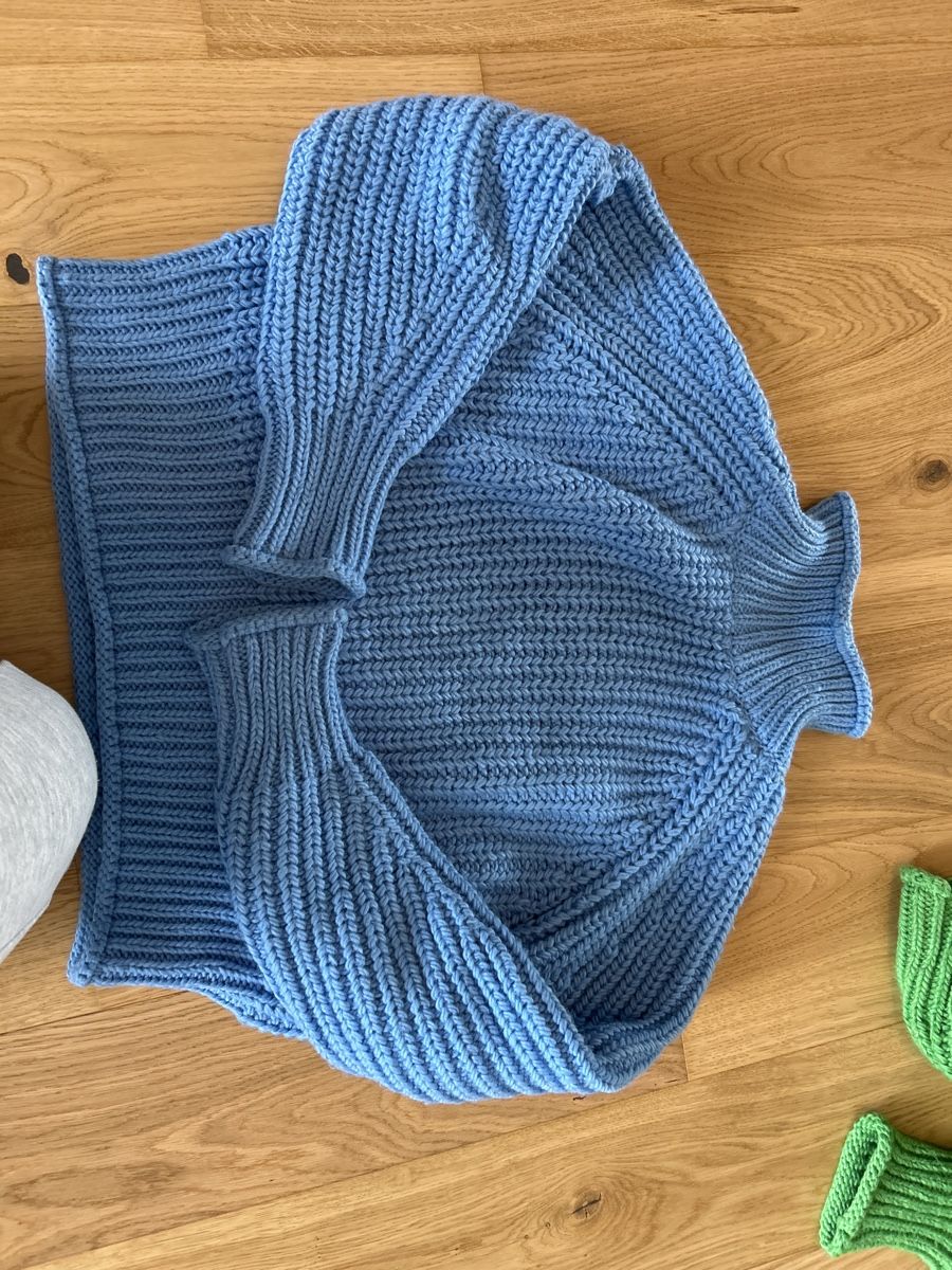 H&M Maglioni & Felpe: H&M Strickpullover, hellblau, Grösse M - Kuschelig! – Nuovo (secondo la descrizione) da Grafstal venduto da cleliadea