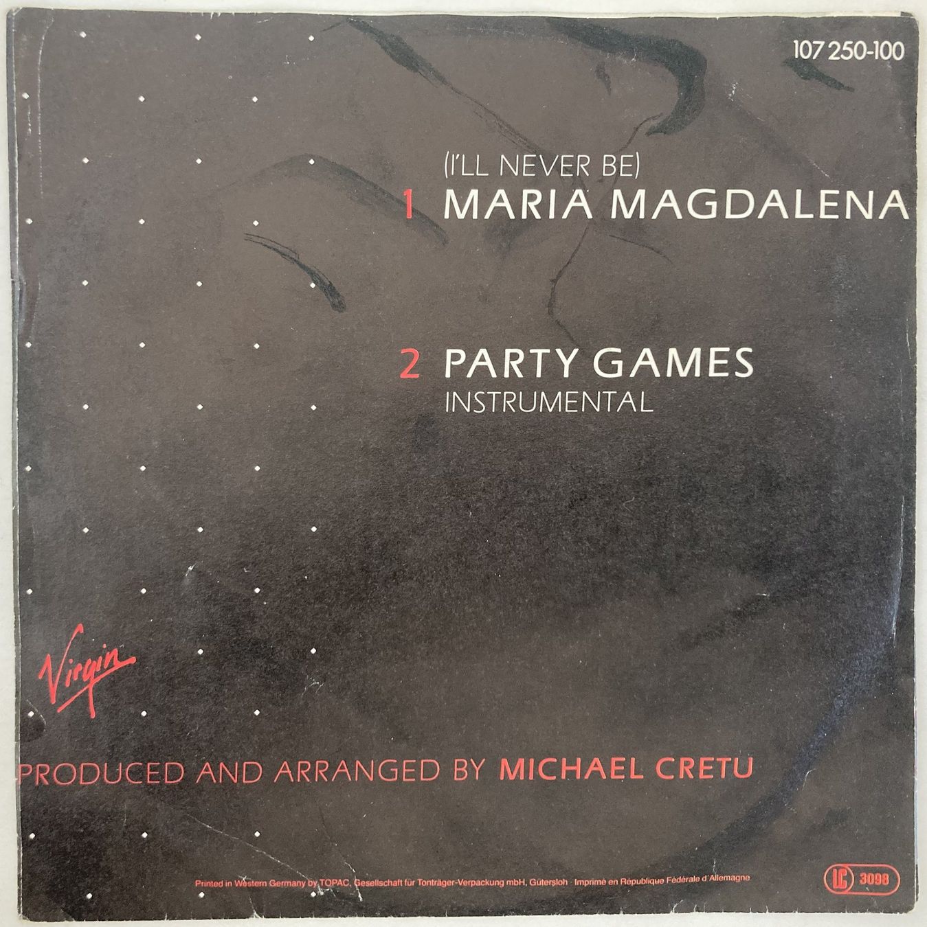Schallplatten: SANDRA - MARIA MAGDALENA – Gebraucht aus Bottens von hotter-than-hell 1