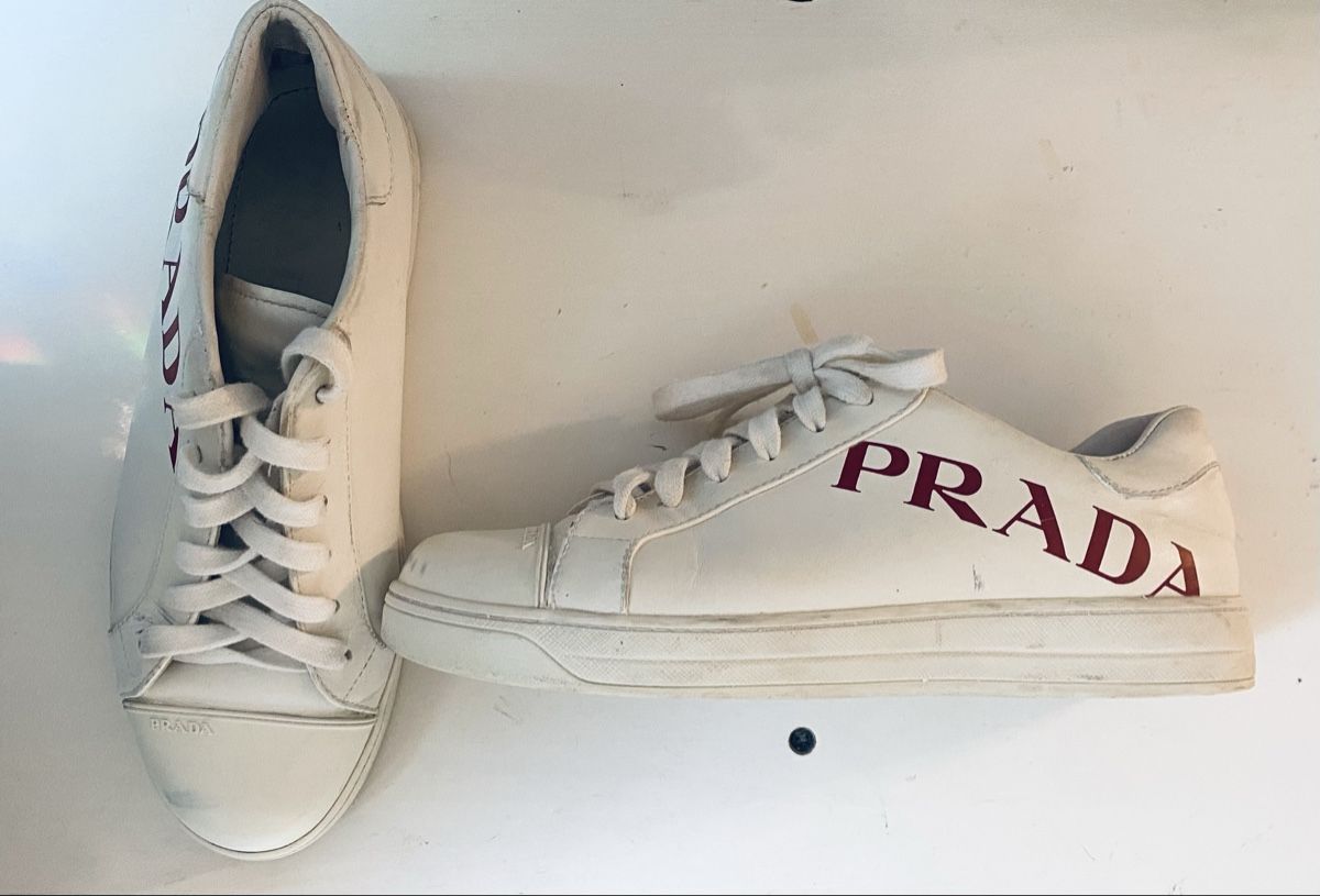 Prada Scarpe da uomo: PRADA Leder-Sneakers – Usato da zürich venduto da venezi 1