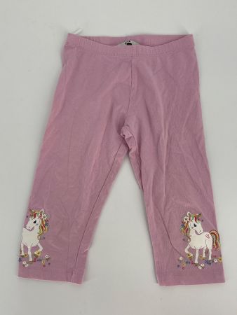 Rosa Leggings mit Einhorn, Grösse 116 von C&A