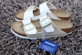 Birkenstock, Arizona, Gr. 39, electric metallic pearl, NEU