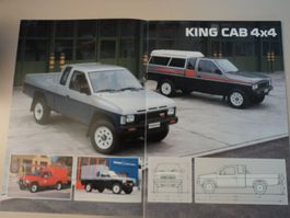 Prospekt Nissan King Cab 4x4 1987