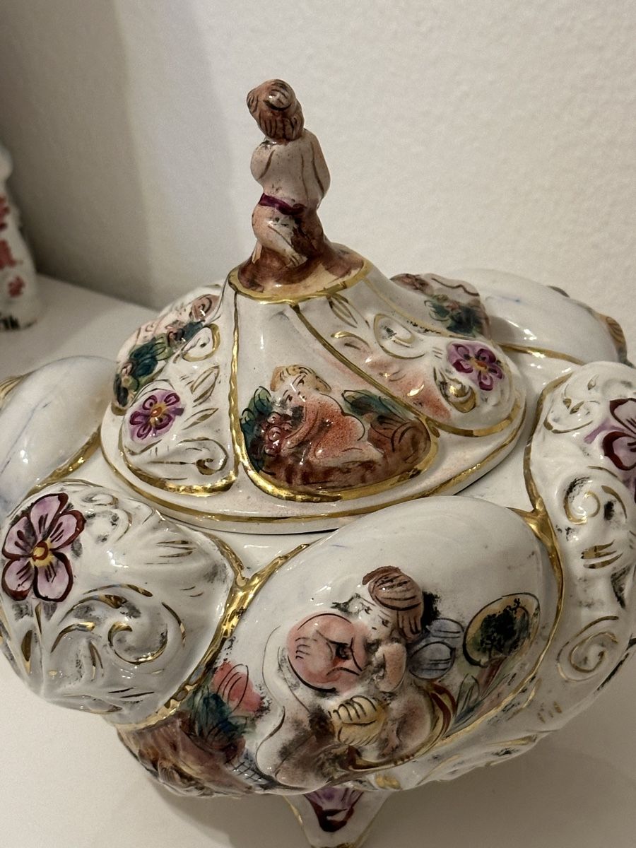 Tutte le decorazioni: Capodimonte Antik Prunkvoll Herzstück – Nuovo (secondo la descrizione) da Basel venduto da Ivana_4 1