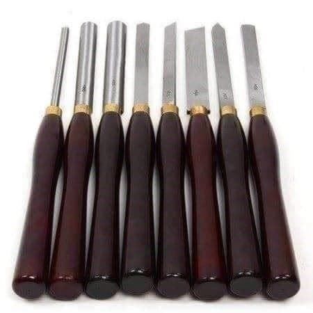 Tutti gli attrezzi: 8tlg Drechselbank HSS Drechselmesser Set – Nuovo (secondo la descrizione) da Thun venduto da thunshop 4