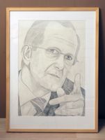 Grosse Bleistift Zeichnung: Joseph Deiss