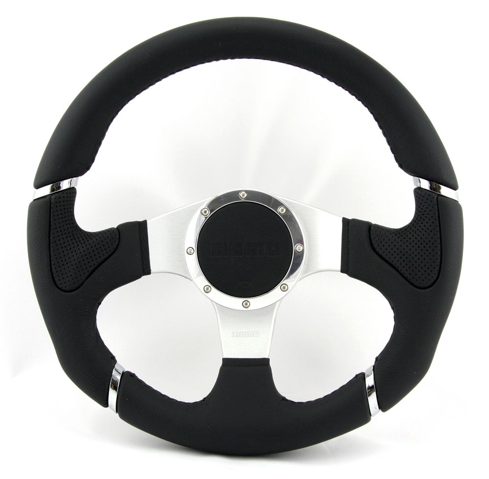 Tutti pezzi di ricambio auto: Momo Leder Sportlenkrad Millenium 320mm – Nuovo e nell'imballaggio originale da Moers venduto da BMS-Racing
