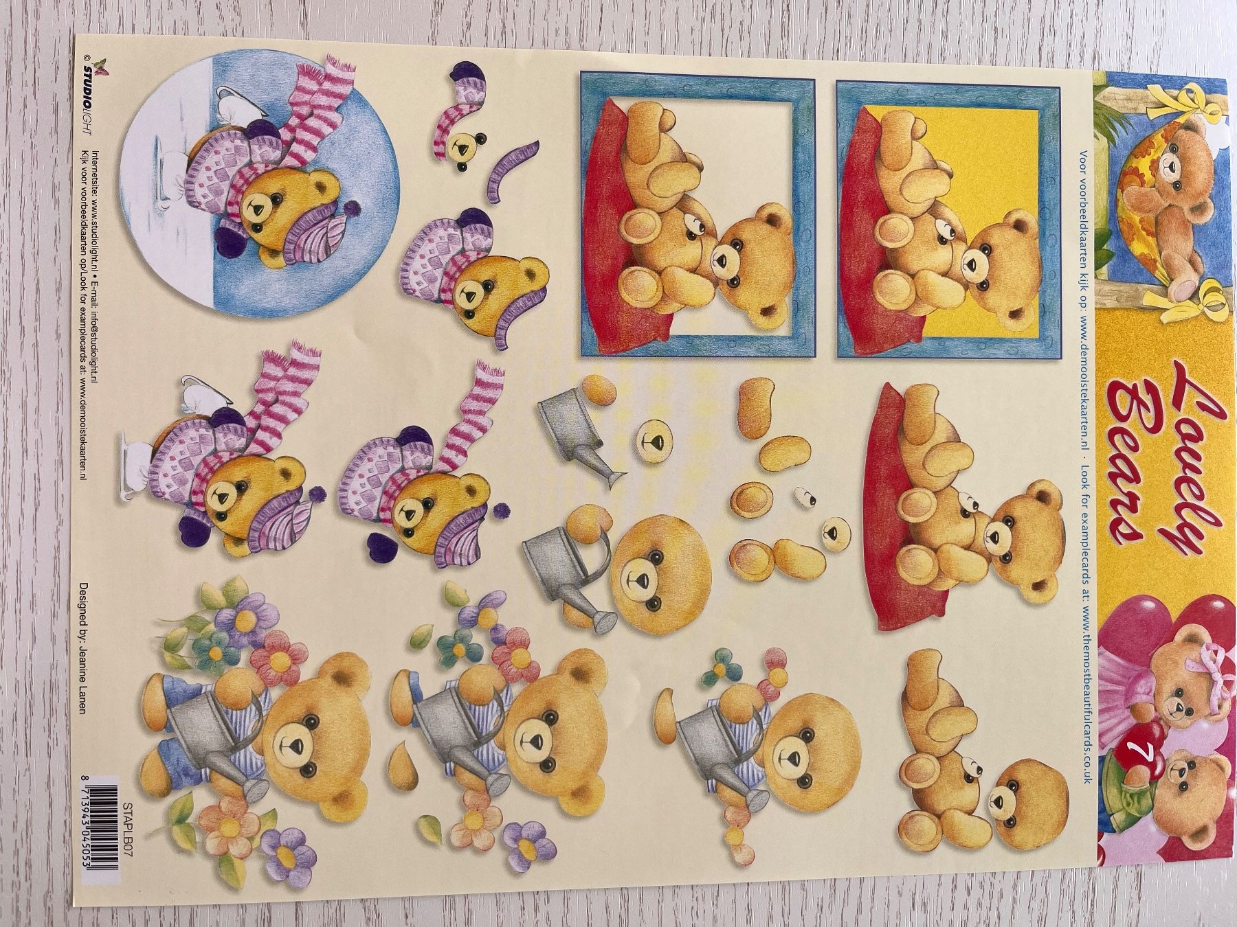 Kit bricolage: 1 Set Kartenbögen mit 10 Designs – Nuovo e nell'imballaggio originale da Büsserach venduto da bor_s88m 2