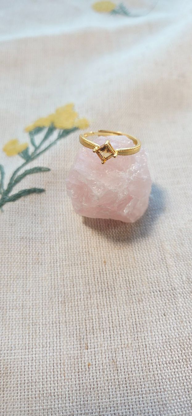 Anelli: NEW - S925 Citrine Ring (Adjustable) – Nuovo (secondo la descrizione) da Zürich venduto da cin_wcf6 3