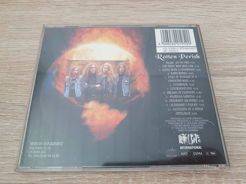 CD: Messiah - Rotten Perish CD – Usato da Alpnach Dorf venduto da simtok77 1