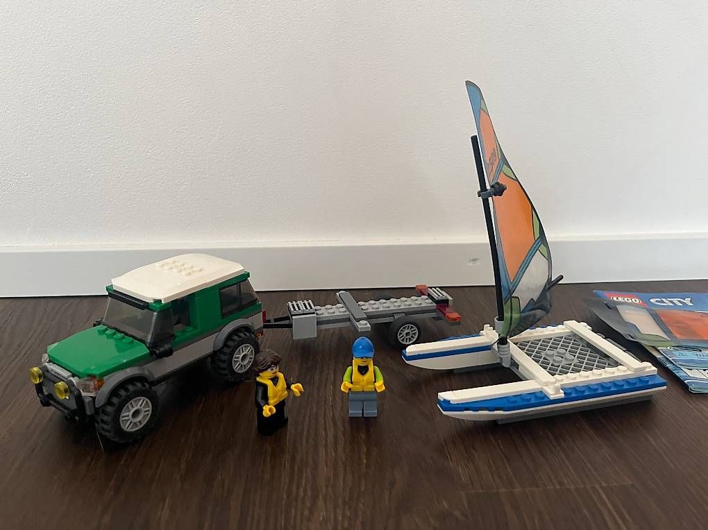 Kit di costruzioni: Lego 4x4 with Catamaran, Set 60149, Auto mit Katamaran – Usato da Herisau venduto da Mr_Wolf