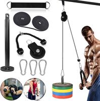 Latzug Seilzug Fitness Pulley System für Arm Rücken Schulter