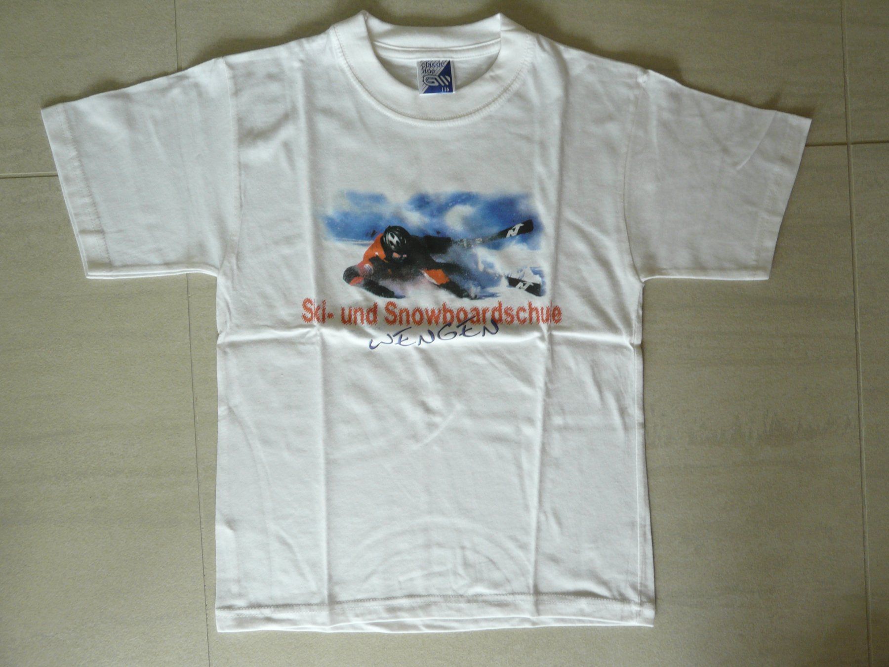 T-shirt: T-shirt Wengen 116 – Nuovo e nell'imballaggio originale da ERLINSBACH venduto da doudouce