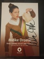 Meike Droste - handsignierte Autogrammkarte