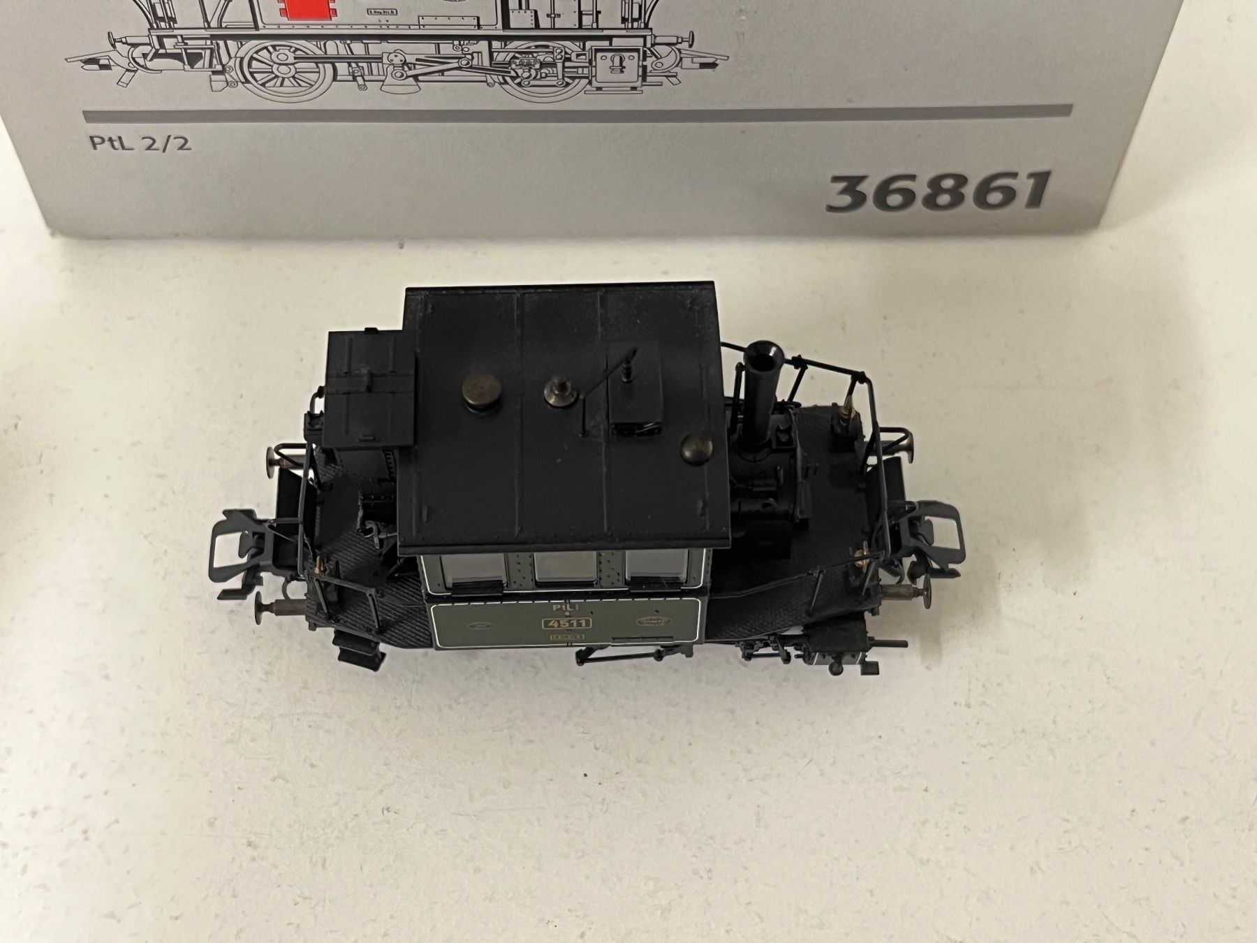 Märklin Modellini di ferrovie: Märklin 36861 PtL 2/2 Glaskasten DB Digital – Nuovo (secondo la descrizione) da Neuenhof venduto da ludovicco 5