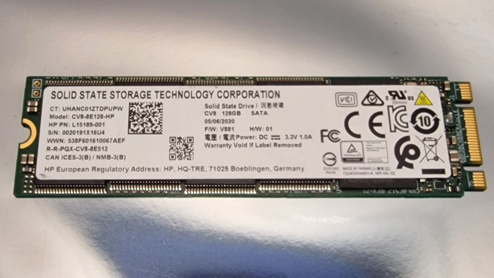 Cv8-8e128-hp HP 128gb M2 Solid State Laufwerk | Kaufen auf Ricardo