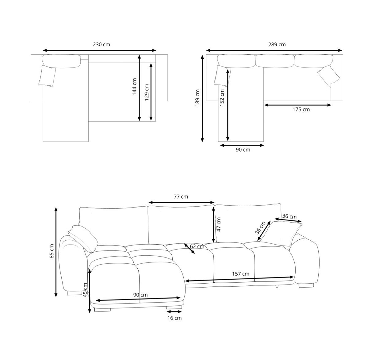 Sofas: Modernes schwarzes Ecksofa  – Gebraucht aus Uster von aim_t6jm 5
