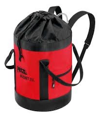 Petzl BUCKET 25 Liter Transportsack rot-schwarz