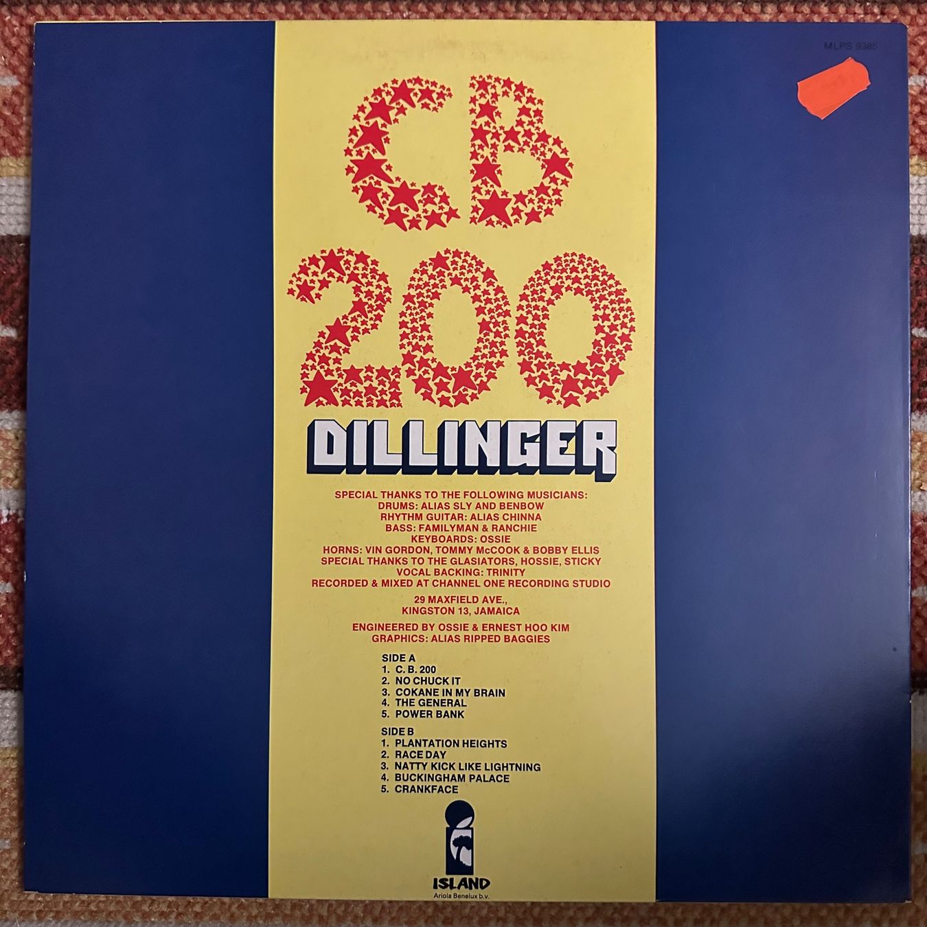 Dischi in vinile: LP - Dillinger - CB 200 – Usato da Breganzona venduto da Onairda75 1