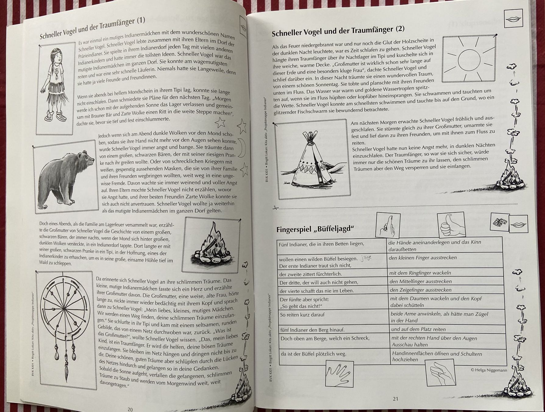Libri: Kita Aktiv Projektmappe "Indianer" – Usato da Böckten venduto da Hansi36 2