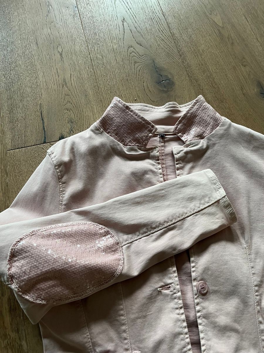 Giacche: Rosa Übergangsjacke mit Pailletten, Grösse M  – Usato da Lenzburg venduto da selabella 4