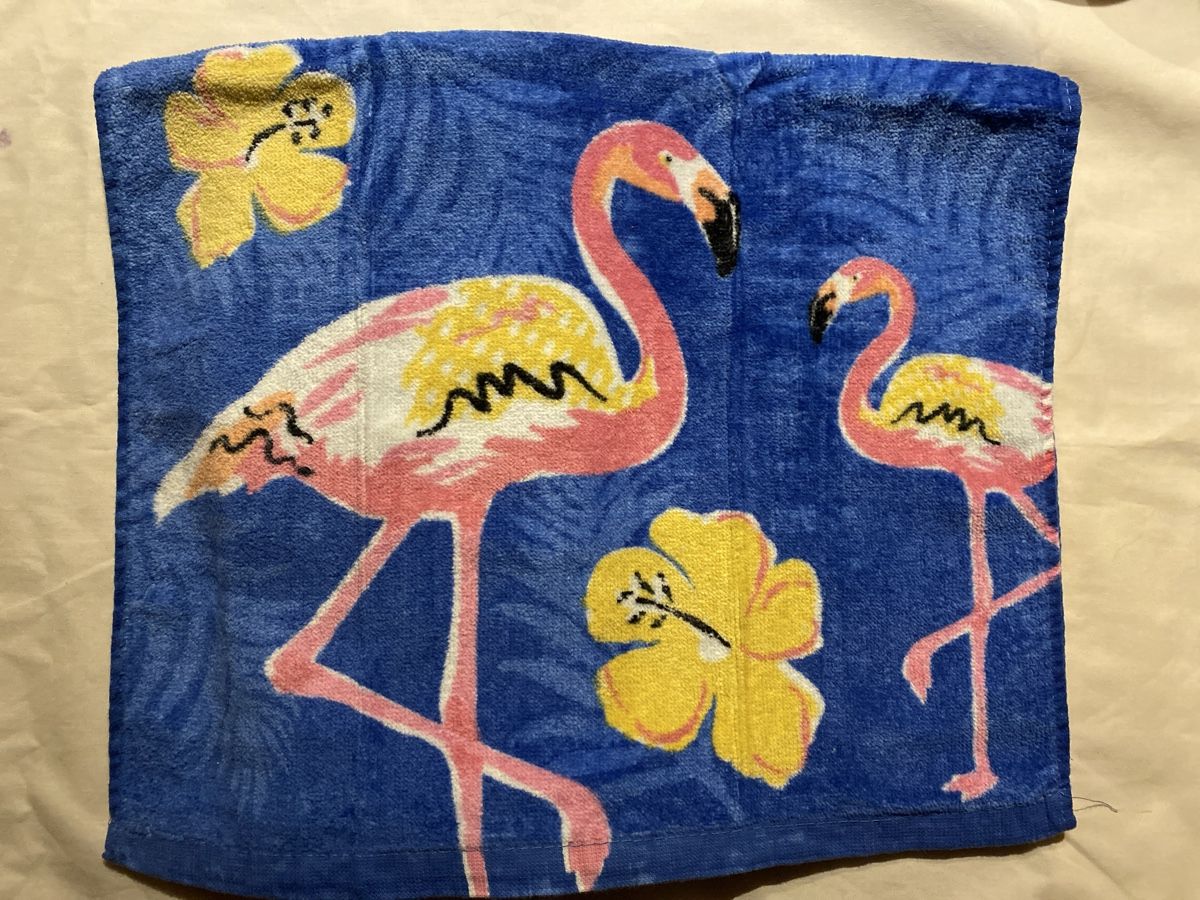 Strofinacci: 2x Summer Flamingo Towels, Blue – Nuovo e nell'imballaggio originale da Buttikon SZ venduto da Maxwelltime 1