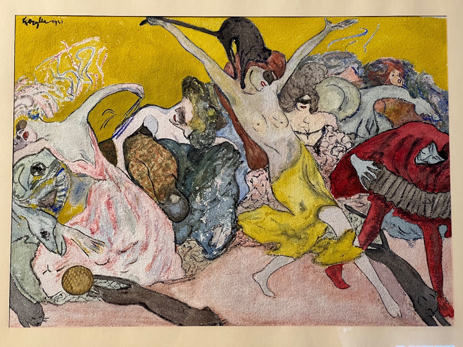 Dipinti: Münchener Illustration von 1941 – Usato da Basel venduto da pmART 2