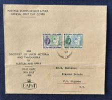 POSTAGE STAMPS OF EAST AFRICA OFFICIAL FIRST DAY COVER