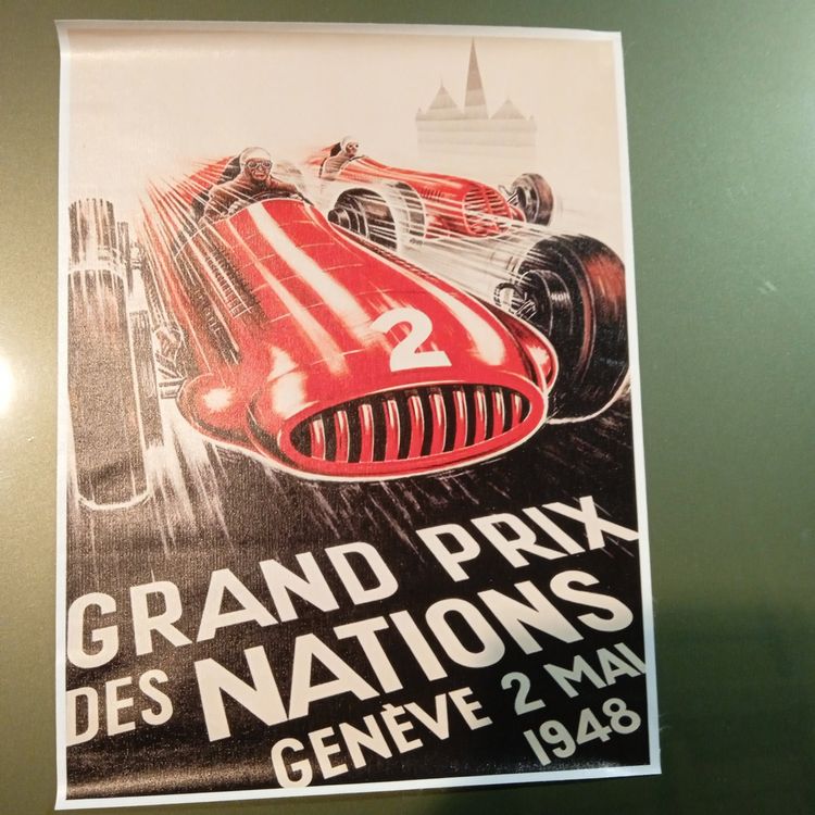 Grand prix des nations Geneve 1948 Druck auf canvas Kaufen auf Ricardo