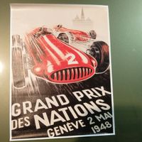 Grand prix des nations Geneve 1948 Druck auf canvas