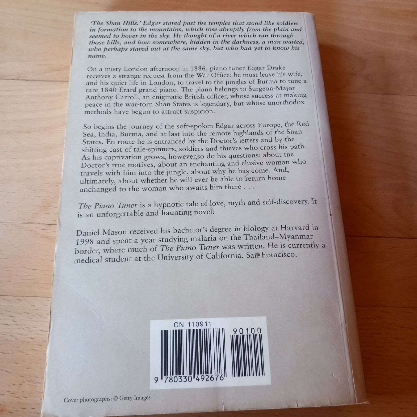 Bücher:  The Piano Tuner - Daniel Mason – Gebraucht aus Ebnat-Kappel von blazzi 1