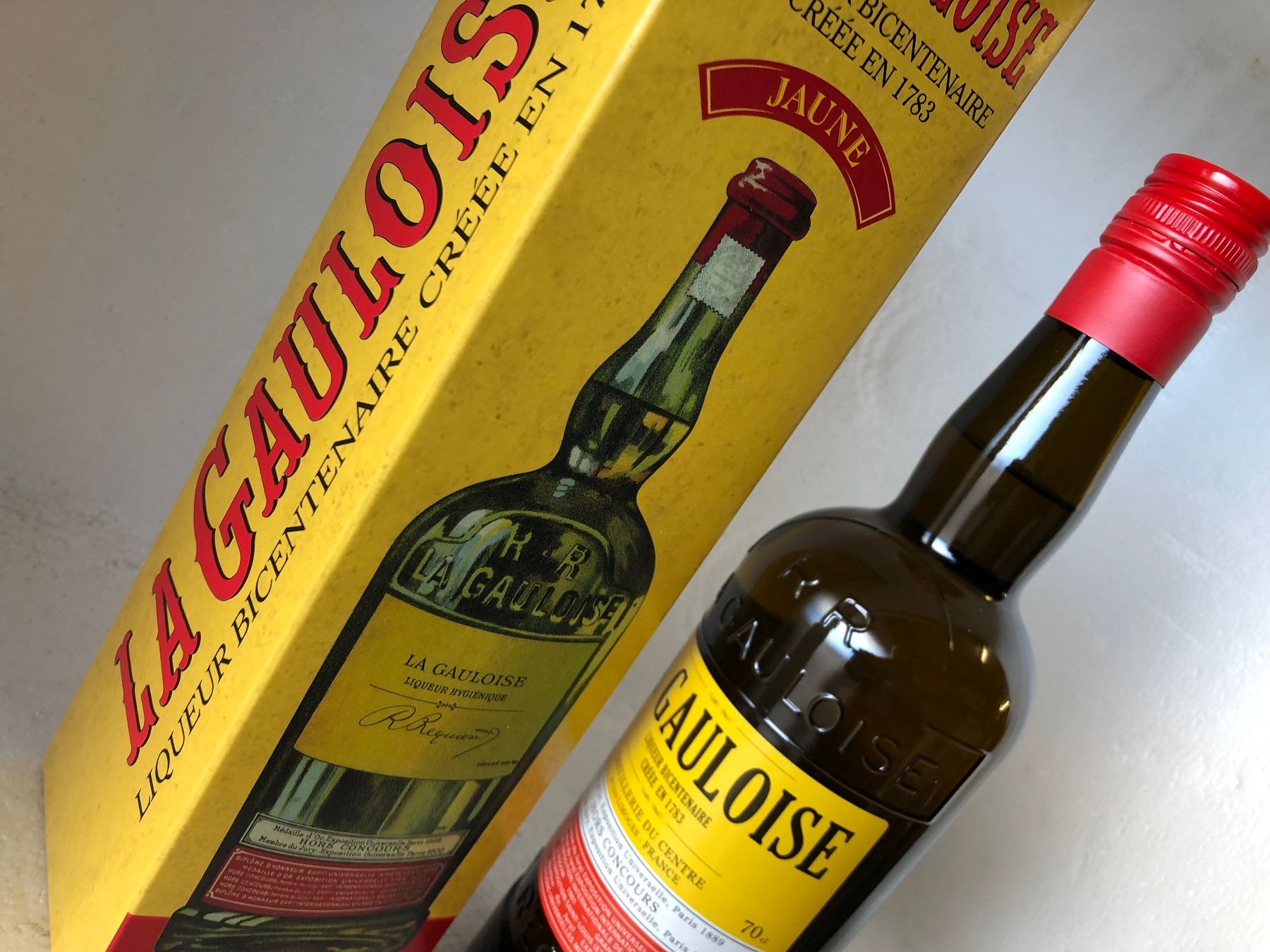 Spirituosen: La Gauloise Jaune Liqueur 40% – Neu und originalverpackt aus Wöschnau von Vinsale 6