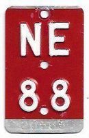 Velonummer Neuenburg Neuchâtel NE 88