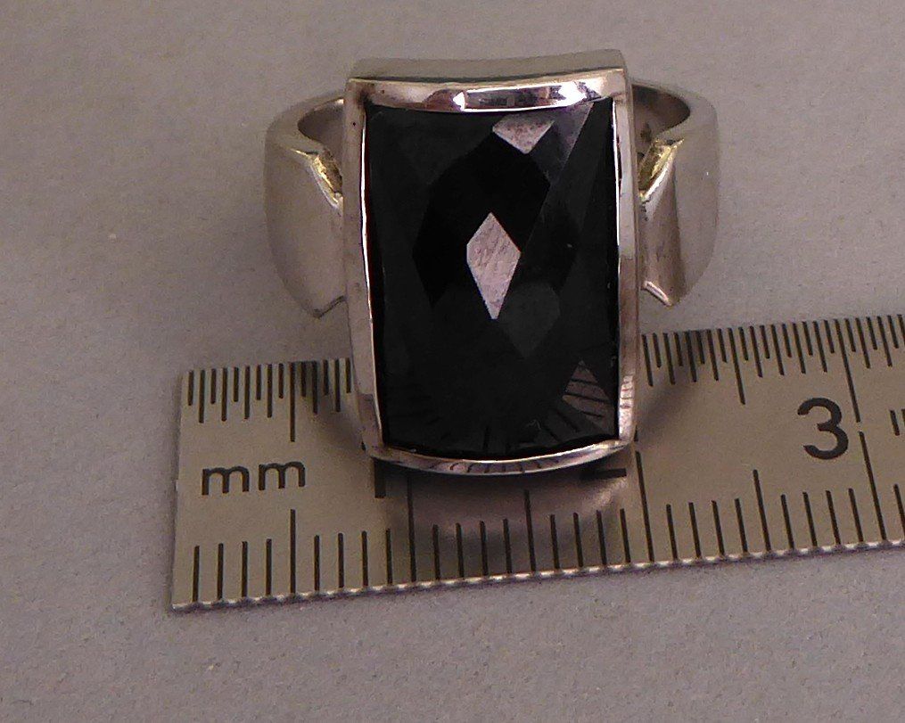 Anelli: Ring 925er Silber mit Onyx Stein – Usato da Muri AG venduto da Lineli2020 2